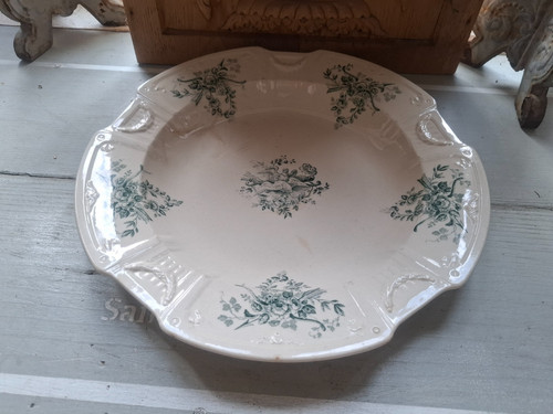 Plat creux colombes guirlande - creux,