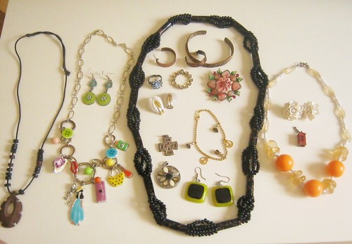 Lot bijoux anciens vintage - lot, anciens/vintage