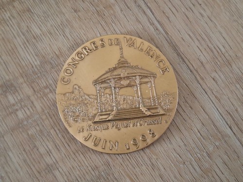 Médaille bronze congrès - médaille,