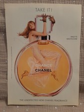 Publicité papier Parfum. Chanel Chance de 2002 AN -  Perfume Ad