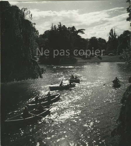 Paris vers 1935 lac bois - paris, du
