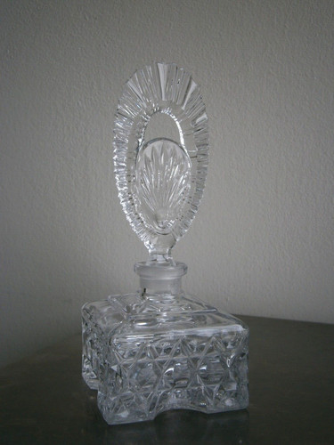 Grand flacon parfum cristal - parfum,
