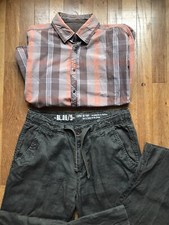 Esprit  pantalon 100% LIN Taille 32/34  plus chemise Esprit   Offerte