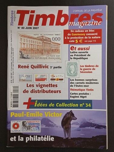 Revue timbres magazine 80 - magazine,