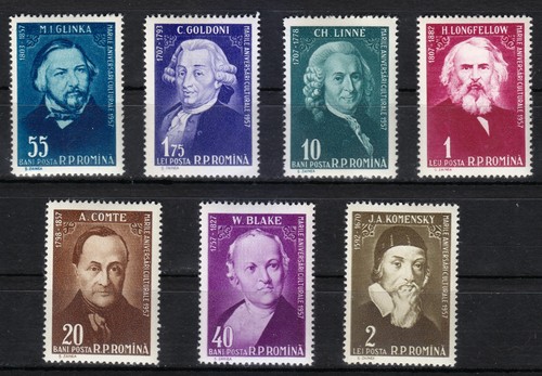 Roumanie mnh 1958 1709 1715 - mnh, mi
