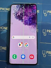 Samsung Galaxy S20+ 128GO - G985F - 100% fonctionnel - Ecran Cassé – Destockage