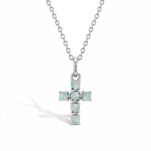 Pendentif collier opale - pendentif/collier,