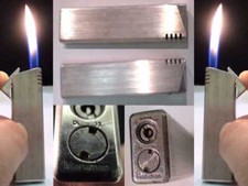 Briquet Ancien [> MARUMAN DL-33 <] Vintage gas Lighter / Feuerzeuz / Accendino