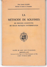 GAJARD - LA METHODE DE SOLESMES CHANT GREGORIEN - LIVRE ANCIEN - MUSIQUE