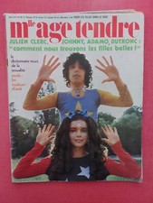 Magazine " Mlle Age tendre" N°69 Août 70. ulien Clerc-Dani-Deneuve-Dutronc-Adamo