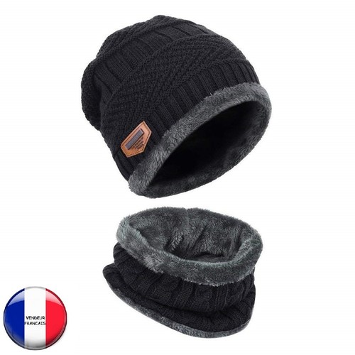 Bonnet tricot tour de - +,