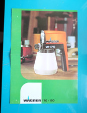 Vintage Original Publicité Pistolet Peinture Wagner 170 180