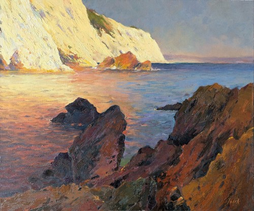 Tableau paysage bord mer - tableau, de
