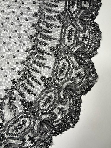 Dentelle ancienne voilette - ancienne,
