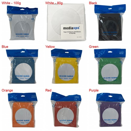 Paper dvd sleeves with - cd/dvd,