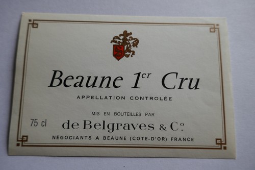 étiquette ancienne vinbeaune - ancienne,