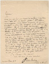 Hector BERLIOZ / Lettre