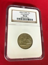 2005 P Sms Quart De Californie Ngc Ms 68