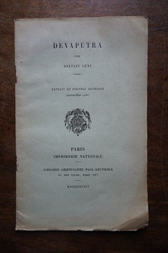 Sylvain levi devaputra - levi, :