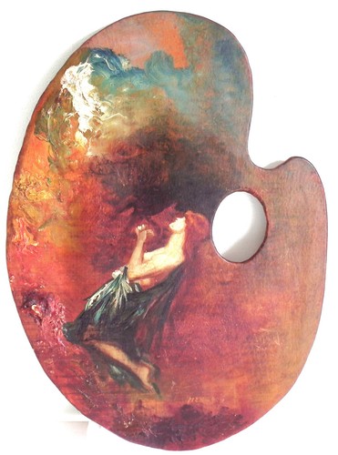 Palette peintre - palette, de