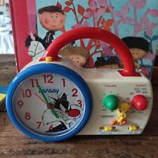 radio réveil lansay 1992 titi et Grosminet vintage Sylvester the cat