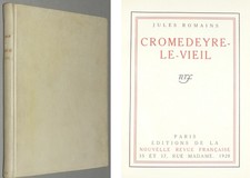 Jules ROMAINS Cromedeyre-le-Vieil 1920 EO grand papier reliure