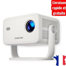 Vidéoprojecteur Full HD 1080P 4K 650ANSI Android 11 Auto Focus WiFi6 Bluetooth
