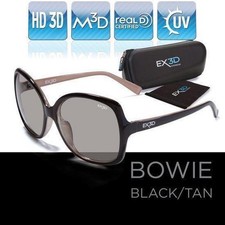 EX3D Femmes 3D Lunettes Passif Rétro Polarisés pour HD 3D-TV Beamer Cinéma
