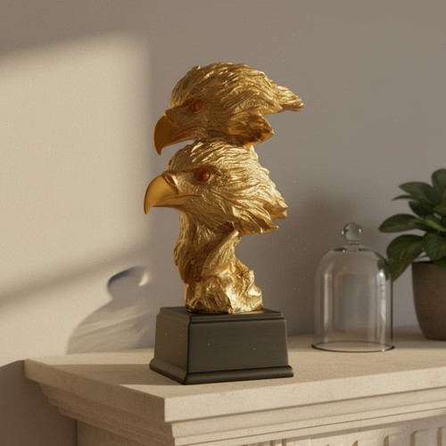 Sculpture aigle deux têtes - sculpture,
