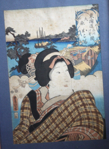 Estampe japonaise utagawa - estampe,