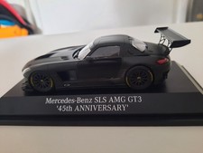MINICHAMPS MERCEDES BENZ SLS AMG GT3 R NOIRE MATT 45em A
