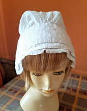 Coiffe début XXe en linon brodé