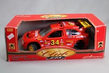 LJ590 MAJORETTE 4407 1/18 1:18 Voiture Citroen ZX WRC rallye raid 34 rouge