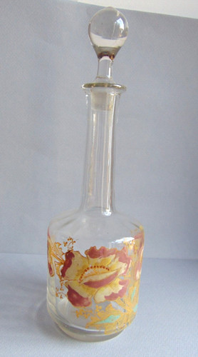 Carafe art nouveau verre - art,