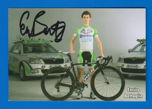 Cyclisme carte cycliste enrico - carte,