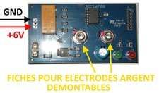 carte électronique pour réalisation générateur ARGENT Colloidal 6volts