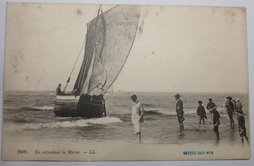Carte postale ancienne cayeux - carte,