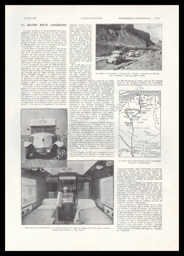 1930 traversee sahara - traversee, du