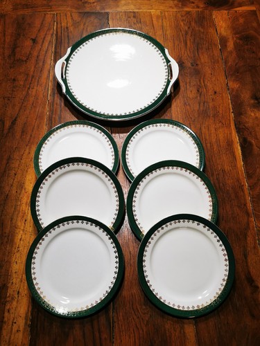 Ancien service dessert - a,