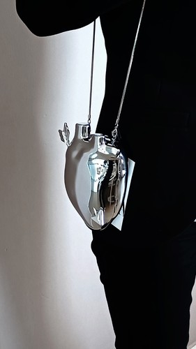Sac zara cœur métal - zara,