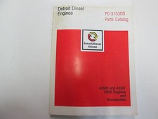 Detroit Diesel Allison PC-3153DD 4239D 4239T Moteurs Parties Catalogue Manuel