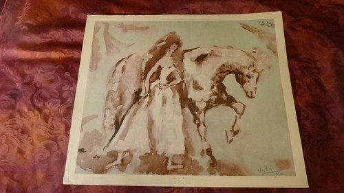 Affiche lithographie marcel - lithographie,