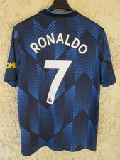 Maillot MANCHESTER UNITED CR7 CRISTIANO RONALDO ADIDAS 3rd shirt 15 16 ans = S