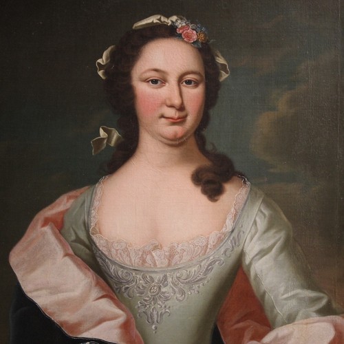 Portrait noble dame - de,