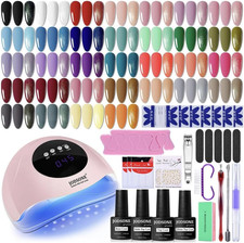 63Pcs Kit Ongle Gel UV Complet