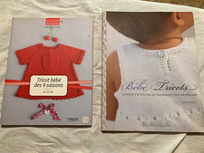 LOT LAYETTE Bébé Tricot, Maraboutd'ficelle. Tricot Bébé des 4 Saisons. Eyrolles