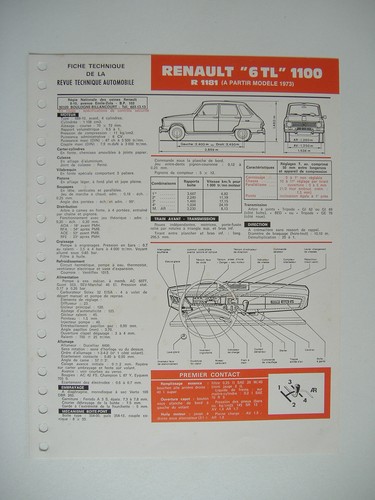 Fiche technique rta - rta, 6