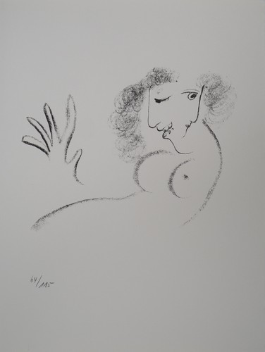 Marc chagall une rose - chagall,