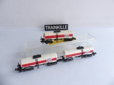 FLEISCHMANN PICCOLO N 1:160 / 3 WAGONS CITERNE A BOGIES ESSO
