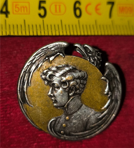 Ancienne broche xixe métal - xixe,